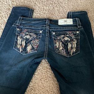 Miss Me jeans. Size 26, inseam 31. Indigo in color